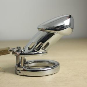 CB-6000S Male Chastity Device Bondage Gear Cage Lock 2.5" Male Restraint BDSM