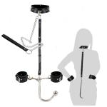Complete BDSM Starter Kit with Anal Hook, Adjustable Neck Wrist Restraints & ...