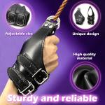 Bondage Cuffs, BDSM Wrist Cuffs Handcuffs Bondage Gear & Accessories Leather Res