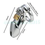 CB-6000S Male Chastity Device Bondage Gear Cage Lock 2.5" Male Restraint BDSM