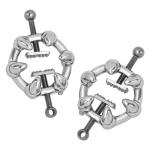 Metal Nipple Clamps Adjustable Nipple Clips with Chain BDSM Gear For Women Men