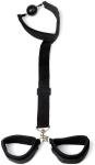 Adjustable Leather BDSM Restraint Kit with Ball Gag and Handcuffs