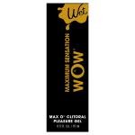 Wet WOw Maximum O Clitoral Arousal Gel 0.5 Fl. Oz/15ml Easy Clean Long Lasting