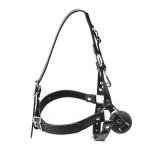 Head-Harness-Mouth-Ball-Gag-BDSM-Play-Slave-Master-Bondage-Gear Nose Hook BDSM