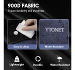 Blue Cleaning Supply Caddy Bag, Wearable Organizer, Dividers, Strap, Household