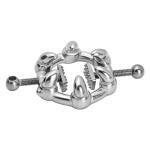 Metal Nipple Clamps Adjustable Nipple Clips with Chain BDSM Gear For Women Men