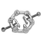 Metal Nipple Clamps Adjustable Nipple Clips with Chain BDSM Gear For Women Men