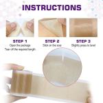 2pack Overnight Silicone Wrinkle Patches Face Anti Wrinkle Tape Forehead Neck