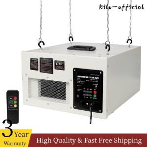 Remote-Controlled 3-Speed Air Filtration System(300/350/400 CFM) for Shop Garage