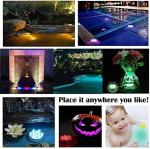 Submersible Led Lights, Submersible Waterproof RGB Change Remote Controlled Subm