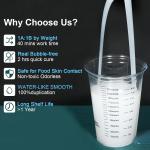 Silicone Mold Making Kit,64Oz Super Elastic Liquid Silicone for Mold Maker, Fast