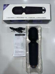 Elegant Wand Vibrator for Women - 20 Patterns, 8 Speeds, USB Rechargeable