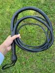 Kangaroo Hide Leather Bullwhip Braided Design Indiana Jones Style Whip 6 to 14ft