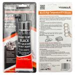 2X 3.7oz RTV Silicone Instant Gasket Maker Sealant Tube Black High Temperature