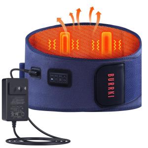 Heating Pad with Massager for Back Pain , 47-60" Lower Back Massager Wearable...