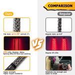 2FT Fat LED Whip APP Controlled Antenas De LED Quick Release Whip Light for UTV