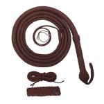 Bullwhip Squadron Paracord Nylon Leather 04 to 12 Feet Long 16 Plaits BULL WHIP