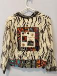 Vintage Cache Shirt Jacket Art To Wear Boho Size Small