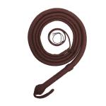 Bullwhip Squadron Paracord Nylon Leather 04 to 12 Feet Long 16 Plaits BULL WHIP