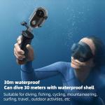 64GB 4K/1080P FHD Mini Body Camera Wearable Action Cam | POV Hands-Free Thumb-S