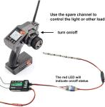 RC Remote Controlled AUX on/Off Electronic Switch Relay for Car Truck Boat LED