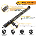 2FT Fat LED Whip APP Controlled Antenas De LED Quick Release Whip Light for UTV