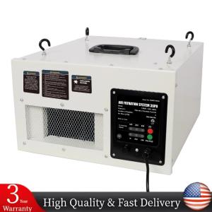 Remote-Controlled 3-Speed Air Filtration System(300/350/400 CFM) for Shop Garage