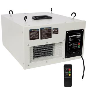 3-Speed Remote-Controlled Air Filtration System Removes Filter Dust Workshop