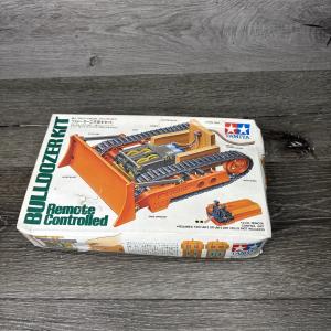 TAMIYA Remote Controlled Bulldozer Kit with 2 Ch Remote No 104 Sealed Truck Toy