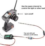 RC Remote Controlled AUX on/Off Electronic Switch Relay for Car Truck Boat LED