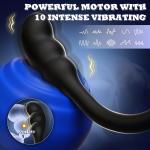 Adult Toys for Men, Remote Control Prostate Massager with Vibrating Cocck Ring,