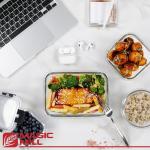 Magic Mill Glass Storage Containers with Lids Set (24 Pcs) (Open Box)