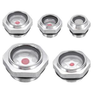 5 x Oil Sight Glass 1/4" 3/8" 1/2" 3/4" 1" Male Threaded Liquid Level Gauge