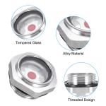 5 x Oil Sight Glass 1/4" 3/8" 1/2" 3/4" 1" Male Threaded Liquid Level Gauge