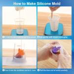 Silicone Mold Making Kit,64Oz Super Elastic Liquid Silicone for Mold Maker, Fast