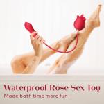 Women-Toy-Clit-Pump-Sucking-Rose-Vibrator-Massager-Sucker-Women-Use-Lubricant-US