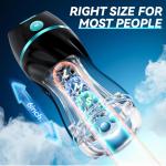 Male Masturbaters Cup Automatic HandsFree Rotating Thrusting Stroker Lubricants