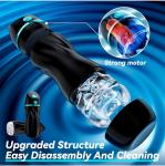 Male Masturbaters Cup Automatic HandsFree Rotating Thrusting Stroker Lubricants