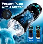 Male Masturbaters Cup Automatic HandsFree Rotating Thrusting Stroker Lubricants