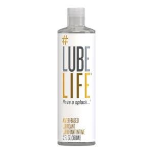 LubeLife Water-Based Lube – Personal Lubricant for Men, Women & Couples, Travel Size, Non-Staining, Easy Clean-Up, Toy-Safe, 12 Fl Oz