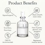 Uberlube Premium Silicone Lube (1.86 Fl Oz.) Unscented, Long Lasting Sex Lube, Waterproof, Ultra Smooth Performance, Personal Lubricant for Privacy & Toys, Vaginal & Anal Use, OBGYN Recommended