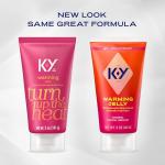 K-Y Warming Jelly Lube, Sensorial Personal Lubricant, Glycol Based Formula, 5 fl oz (Pack of 1)