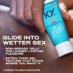 K-Y Jelly Water Based Lube For Sex, Anal Lube, Non-Greasy Water Based Personal Lubricant, pH Friendly Sex Lube Can Be Used With Sex Toys For Women & Male Sex Toys, Condom Friendly Personal Lube, 2 oz