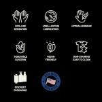 XESSO Cum Lube, White Creamy Water-Based Lubricant 4 fl oz, Unscented Hypoallergenic Thick Gel for Women, Men & Couples. Made in US & Discreet Package. Package May Vary