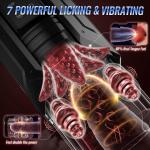 Male Masturbaters Automatic HandsFree Rotating Cup Thrusting Stroker Lubricants