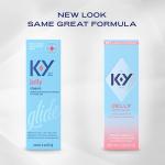 K-Y Jelly Water Based Lube For Sex, Anal Lube, Non-Greasy Water Based Personal Lubricant, pH Friendly Sex Lube Can Be Used With Sex Toys For Women & Male Sex Toys, Condom Friendly Personal Lube, 2 oz