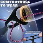 Adult Toys for Men, Remote Control Prostate Massager with Vibrating Cocck Ring,