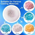 Silicone Mold Making Kit,64Oz Super Elastic Liquid Silicone for Mold Maker, Fast