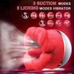Oral-Clit-Licking-Vibrator-Tongue-Massager-Sucking-for-Women Toys use Lubricant