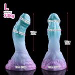 Dildo8.2 Inch Fantasy Dong Plug Realistic Texture Suction Cup Silicone Women Toy